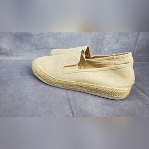 Esprit Nadine espadrille flat slip on Natural Tan‎ Women's shoes size 8.5